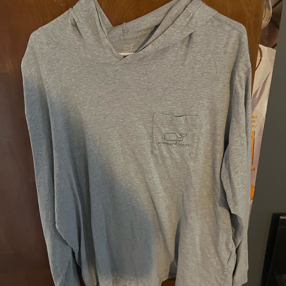 Vineyard Vines XXL lightweight Grey hoodie